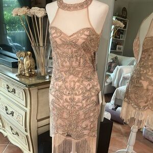 Elegant Embellished Flapper Dress